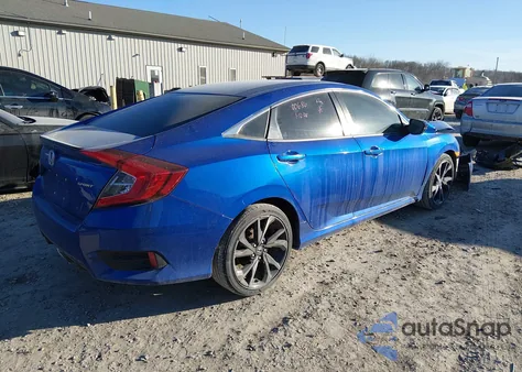 2019 Honda Civic Sport from USA, damaged, VIN 2HGFC2F80KH548641